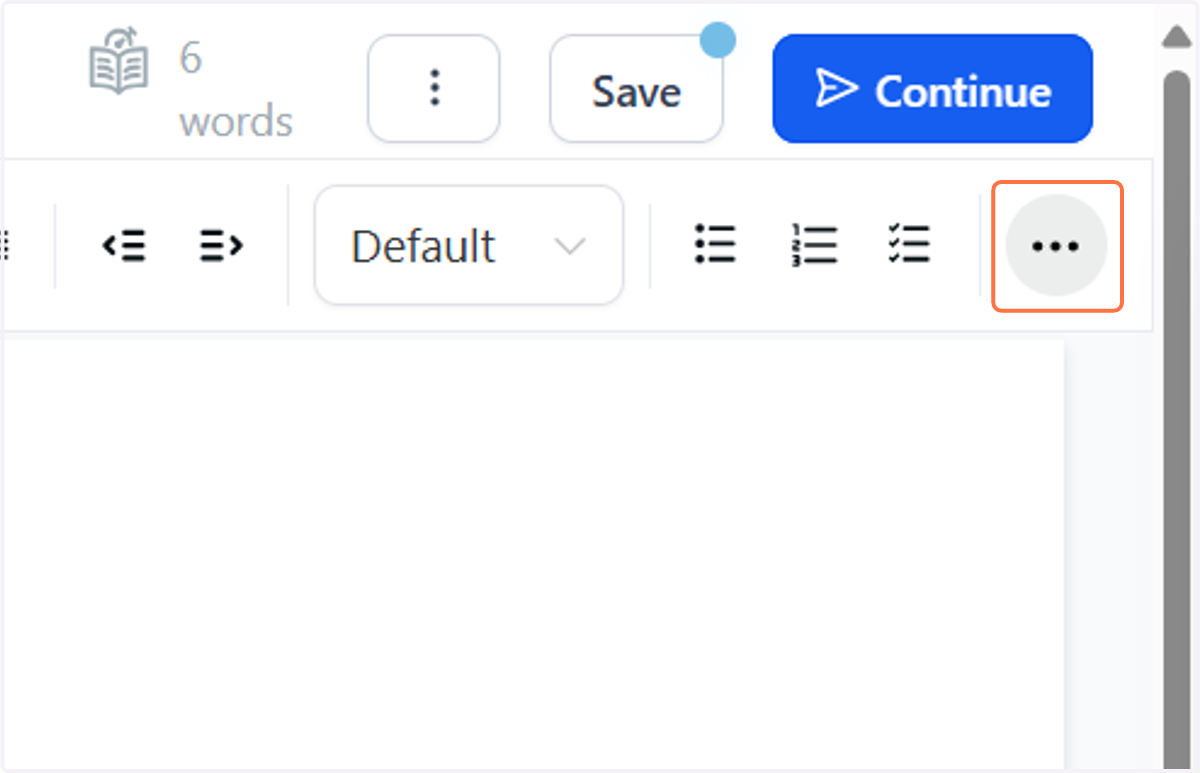 Click on the 3 dots for more options