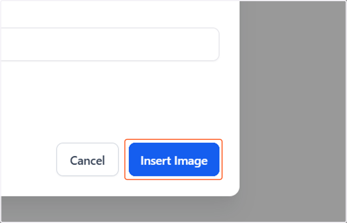 Click on Insert Image
