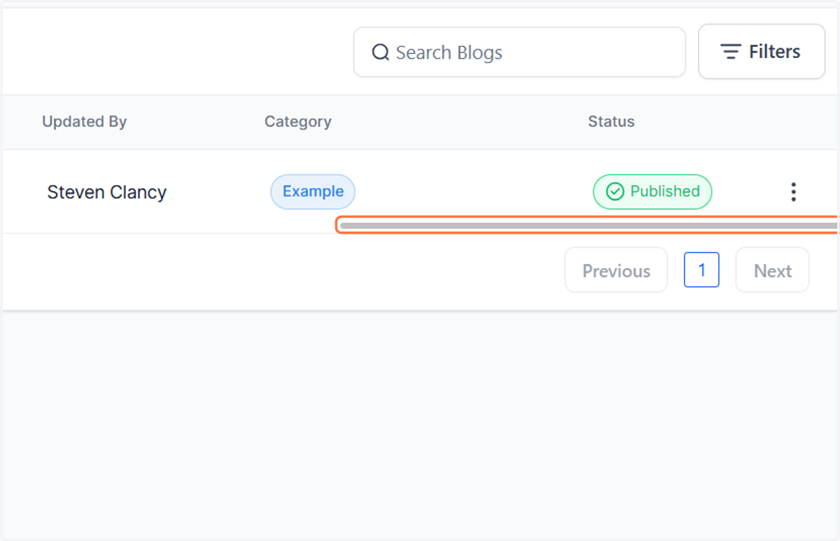 Find the blog post you wish to copy and drag this bar to the left