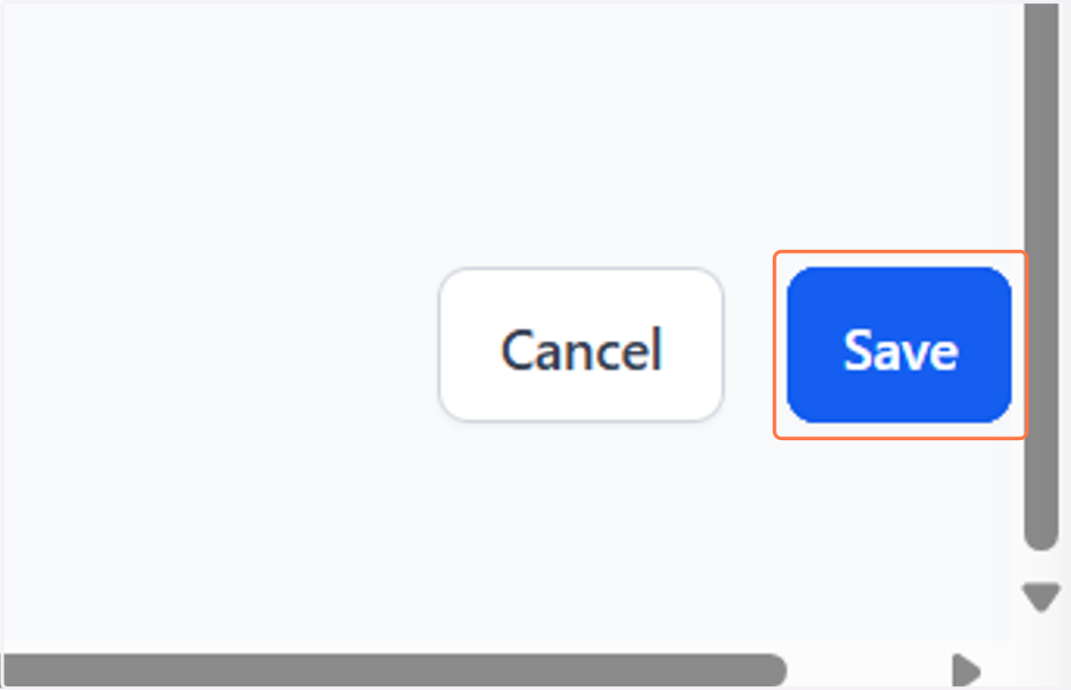 Click on Save
