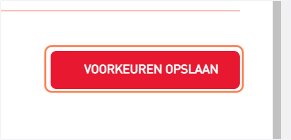 Klik op 'voorkeuren opslaan'