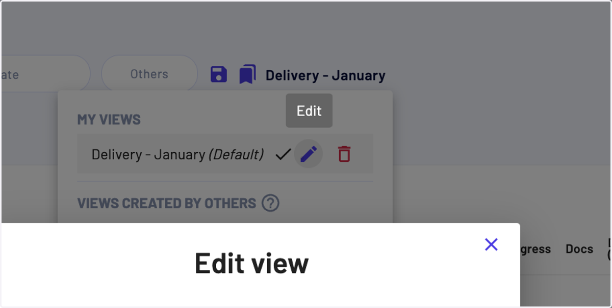 After having clicked on "Edit" you can change the parameters