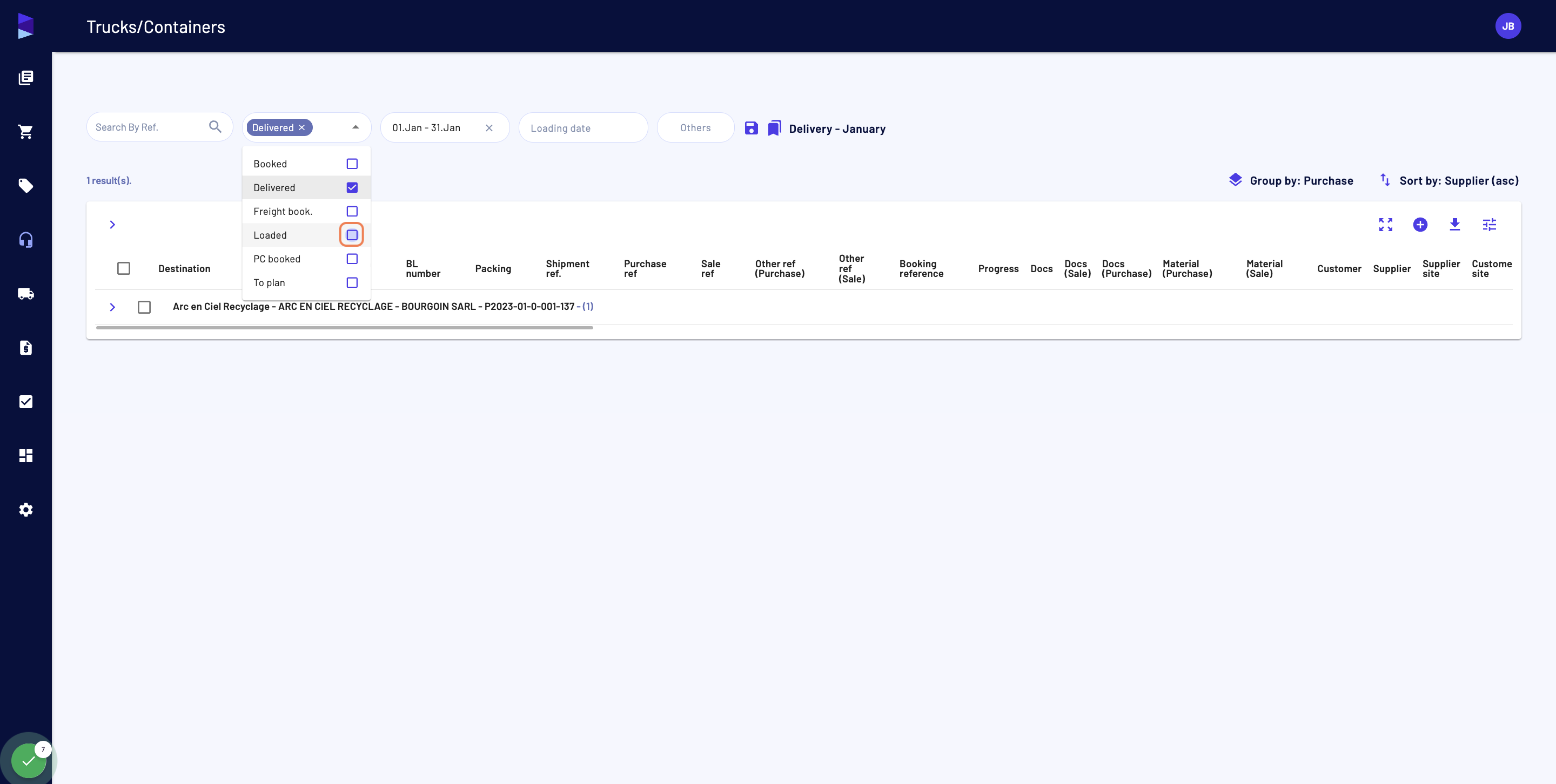 When a given view is already selected, edit your view parameters (by editing the filters, the filters or the grouping)
