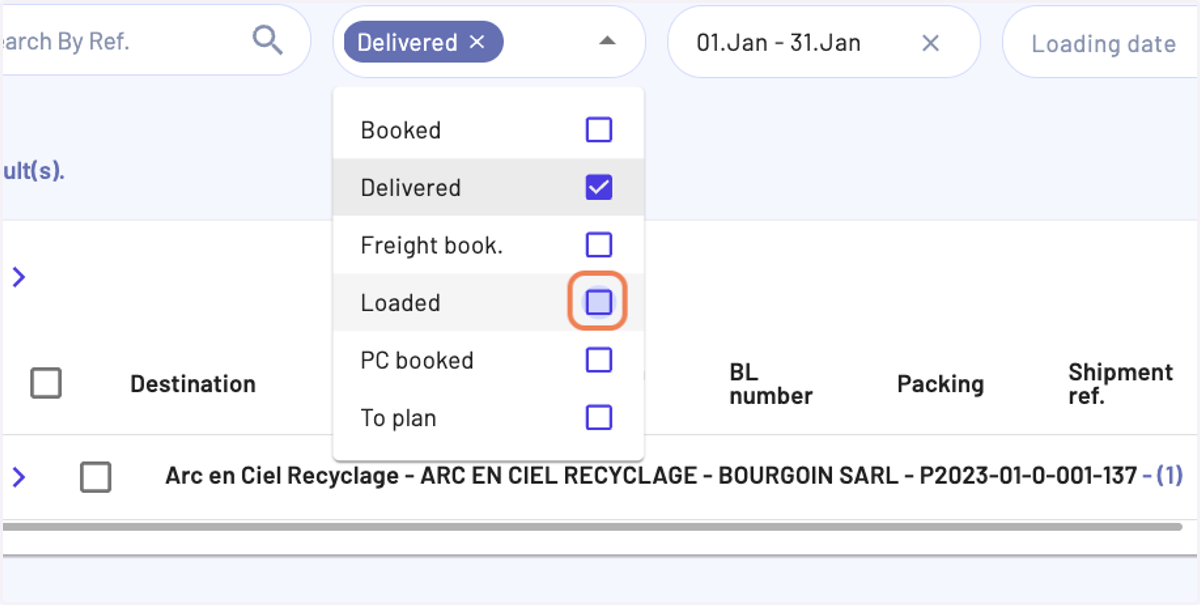 When a given view is already selected, edit your view parameters (by editing the filters, the filters or the grouping)