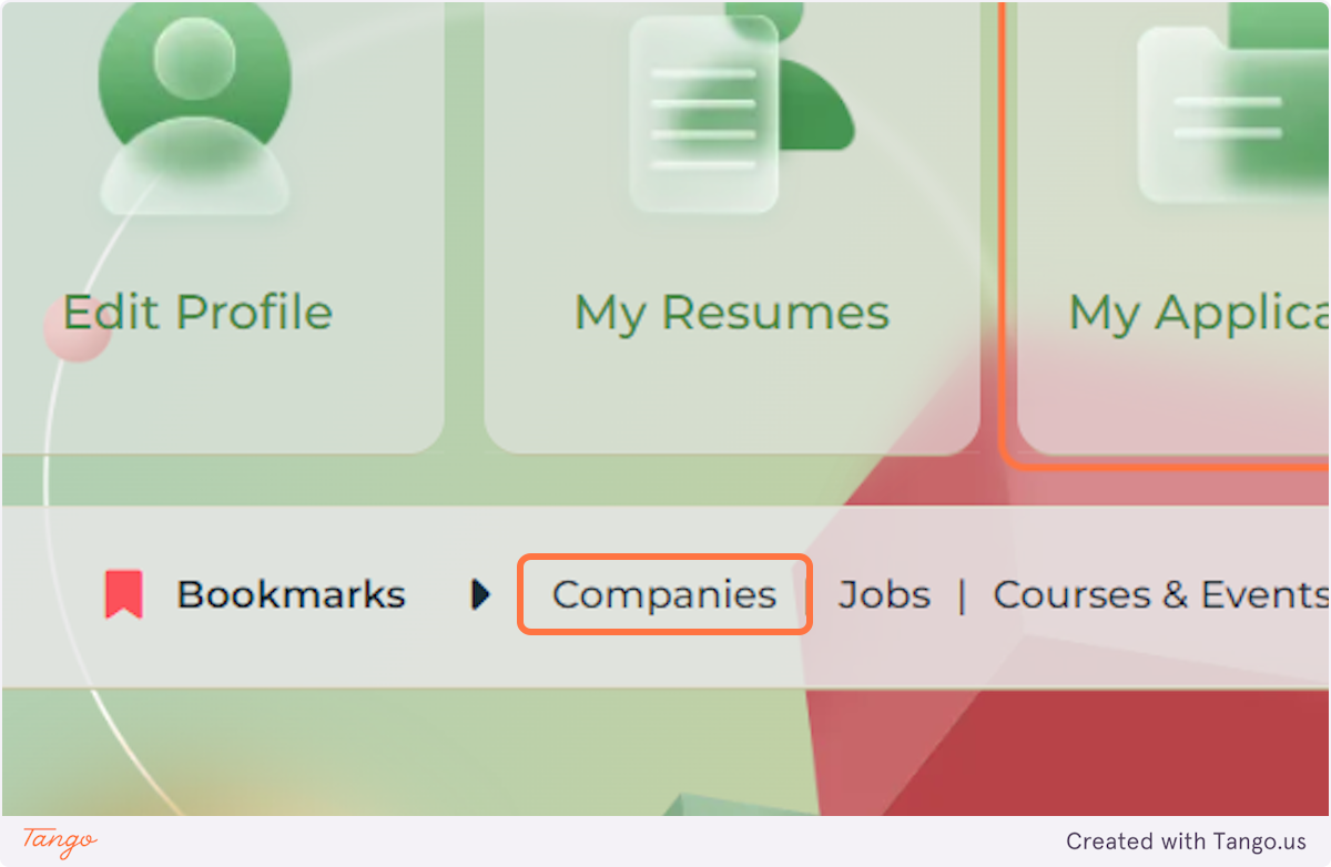 From your home page dashboard, go the Companies bookmarks at the bottom left side of the screen. 