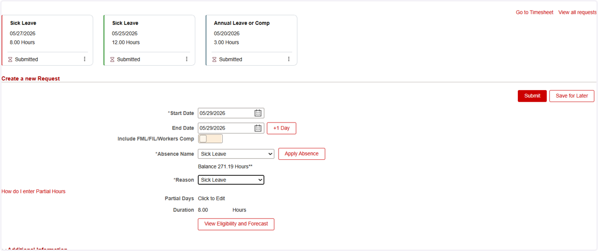Select Reason from the dropdown.