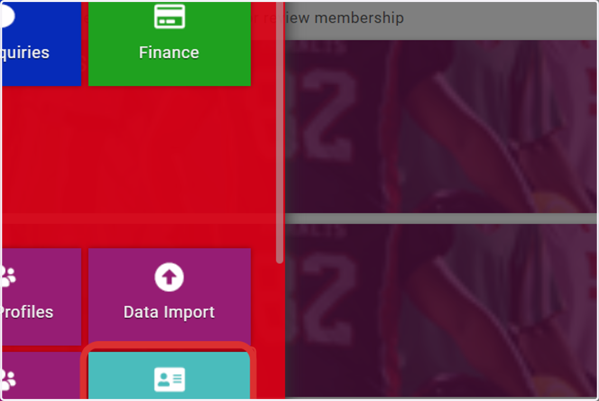 Click on Club Affiliation