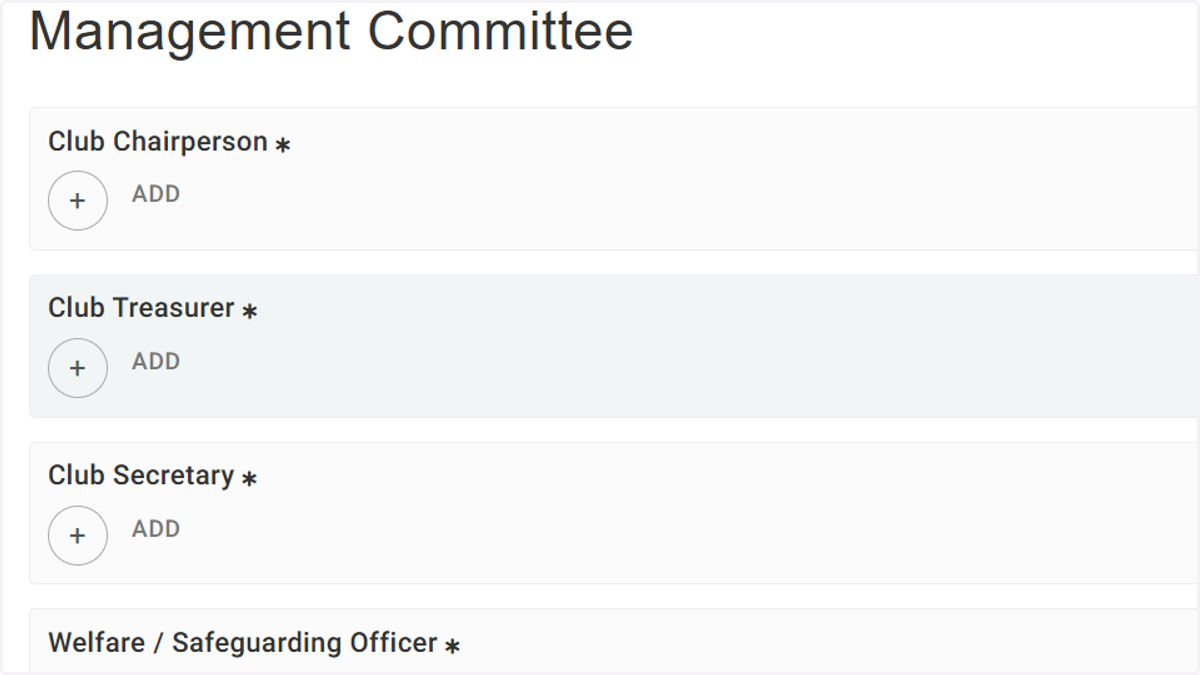 Ensure your Management Committee members are correct