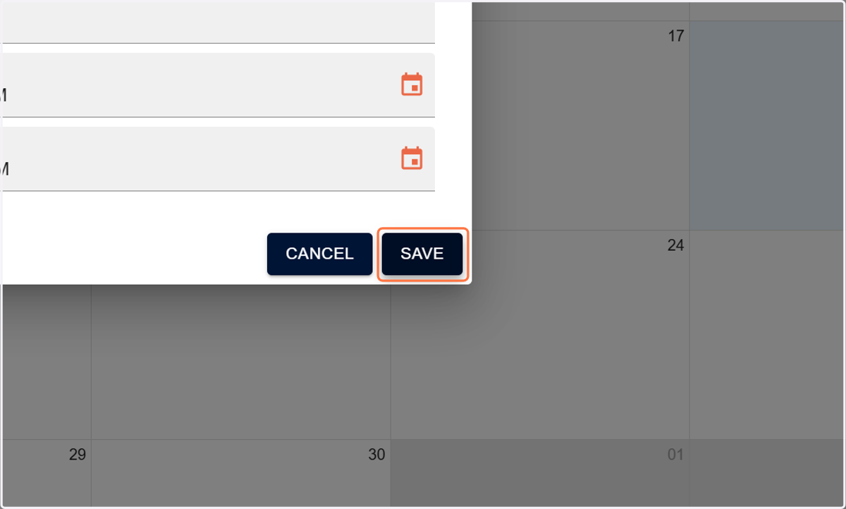 Save your event