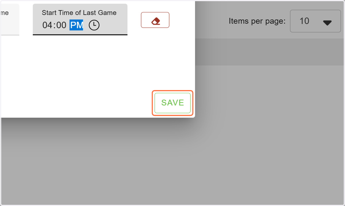 Click SAVE.