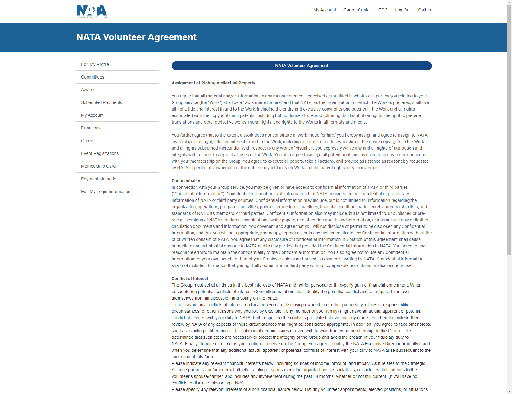 Review all Content of Agreement