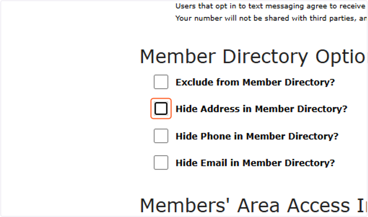 Check or uncheck your Directory Access preferences