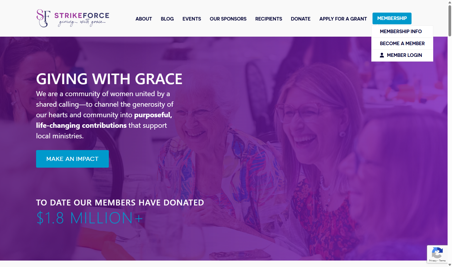 Click on MEMBERSHIP
