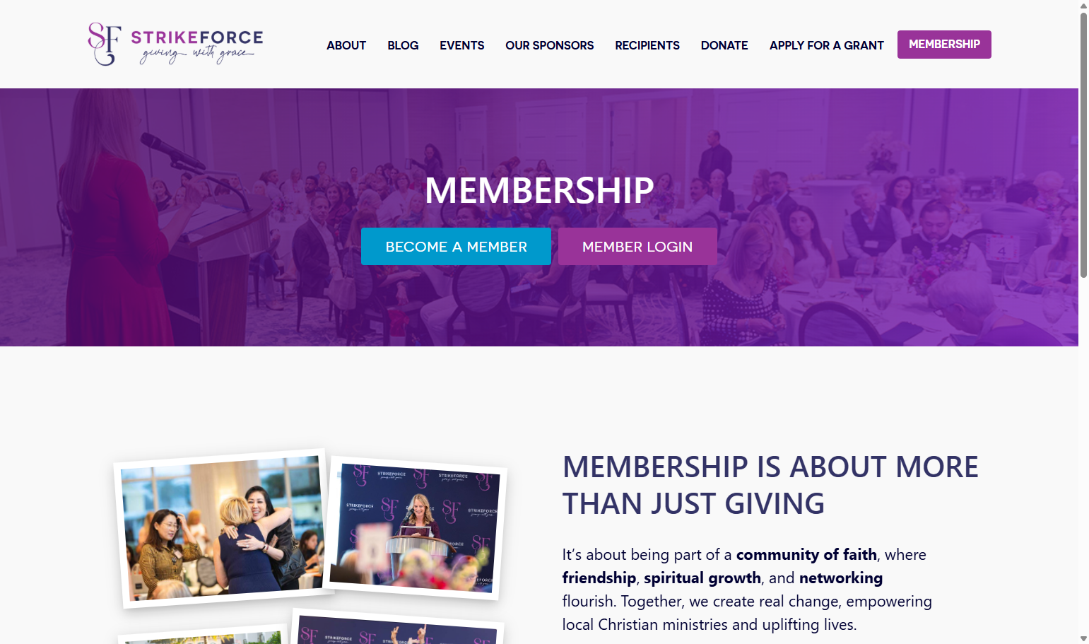 Click on BECOME A MEMBER