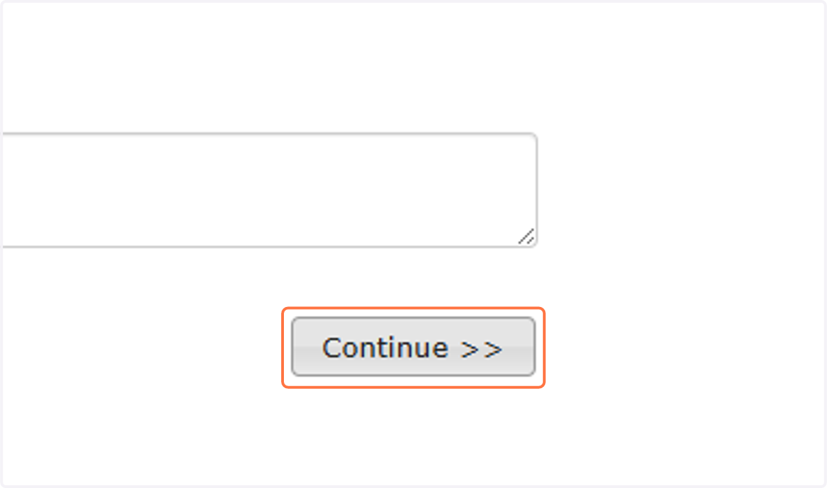 Click on Continue >>