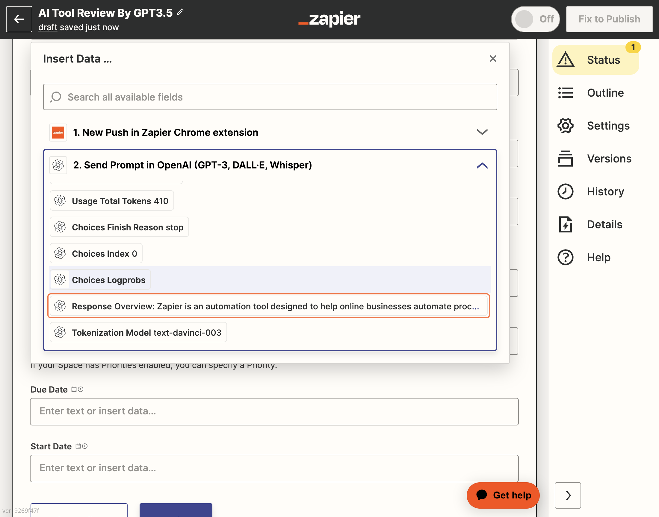 Click on Response Overview: Zapier is an automation tool designed to help online businesses automate processes, save time, and improve efficiency. It allows users to connect apps they are already using and automate workflows between them. Top Three Features: • Automation: Zapier …
