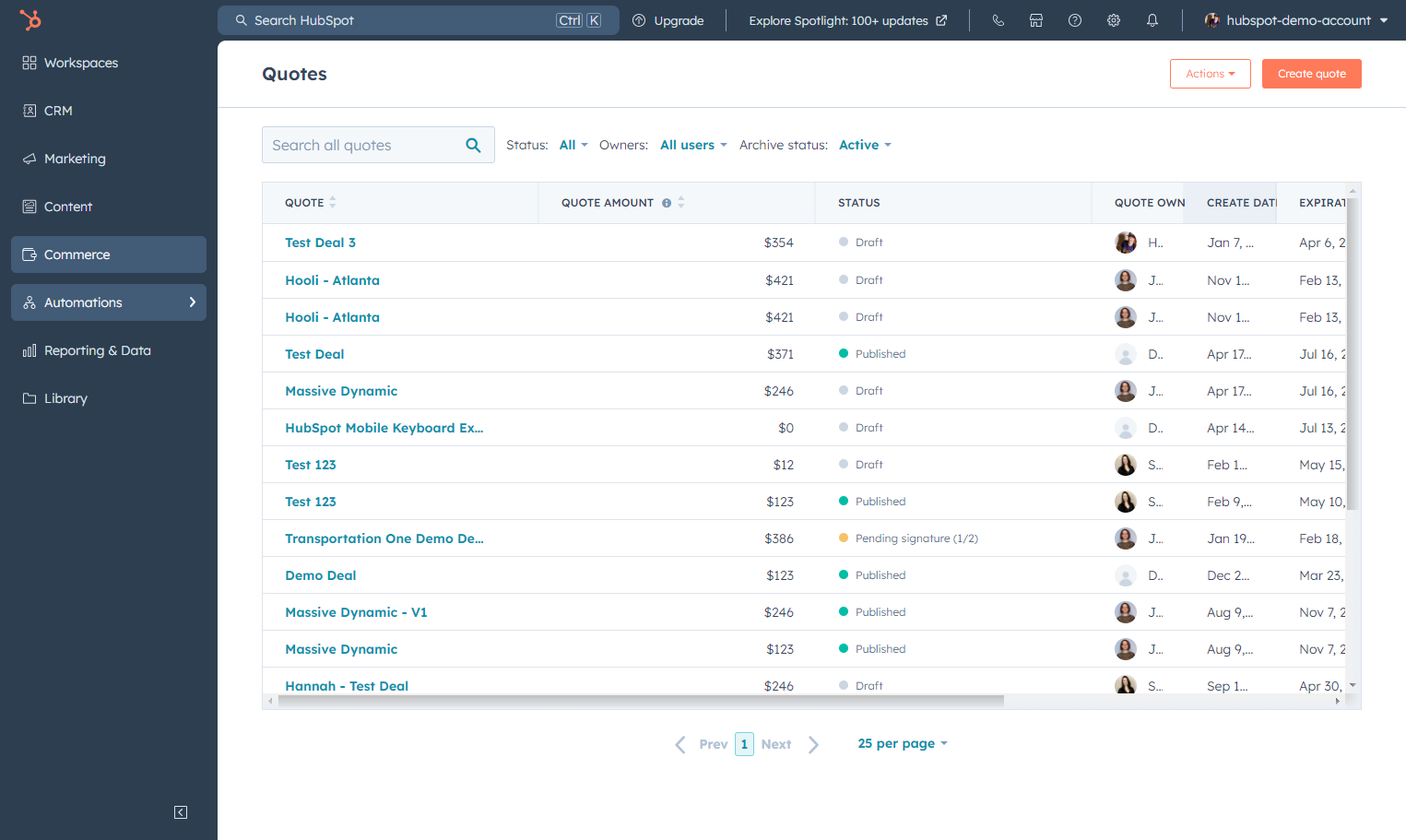 Click on Automations