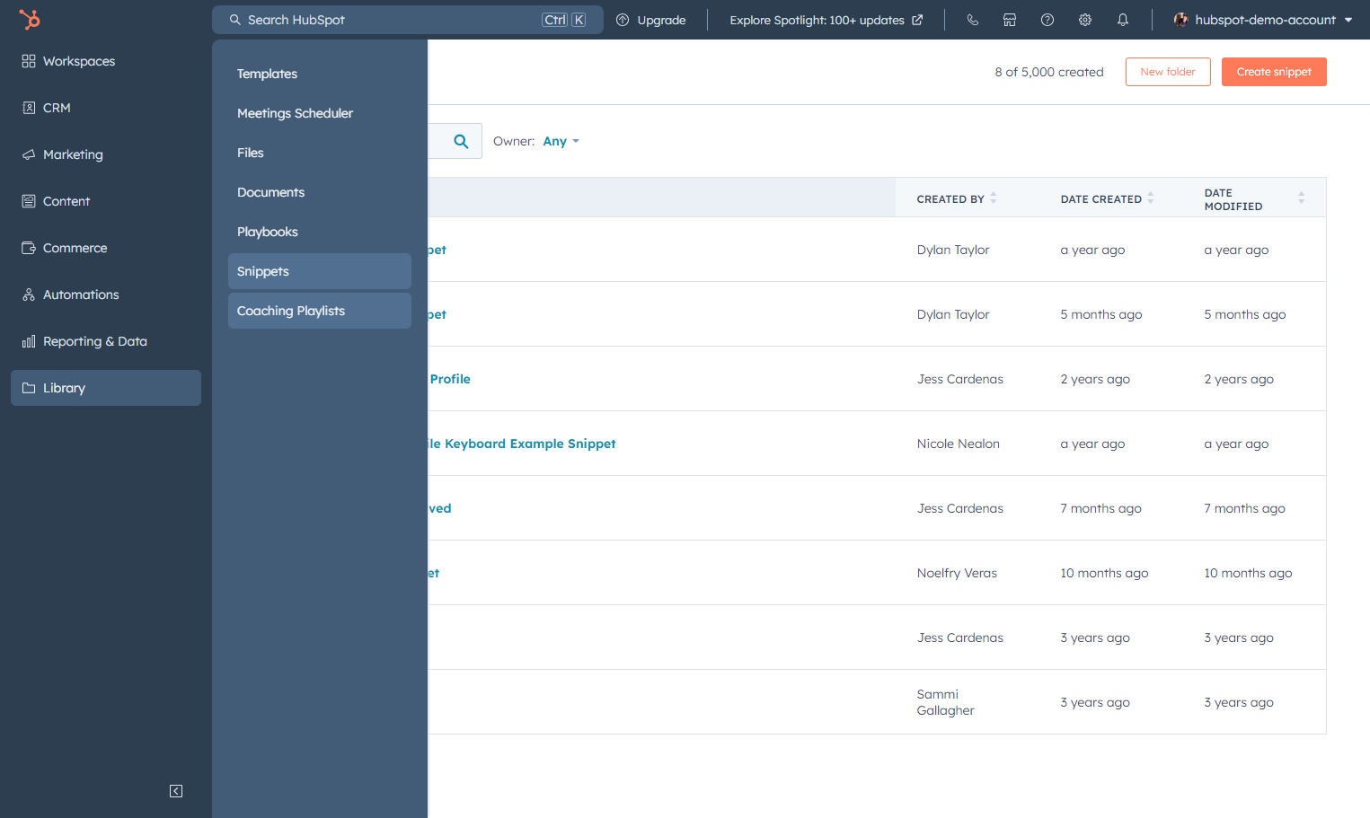 Click on Coaching Playlists