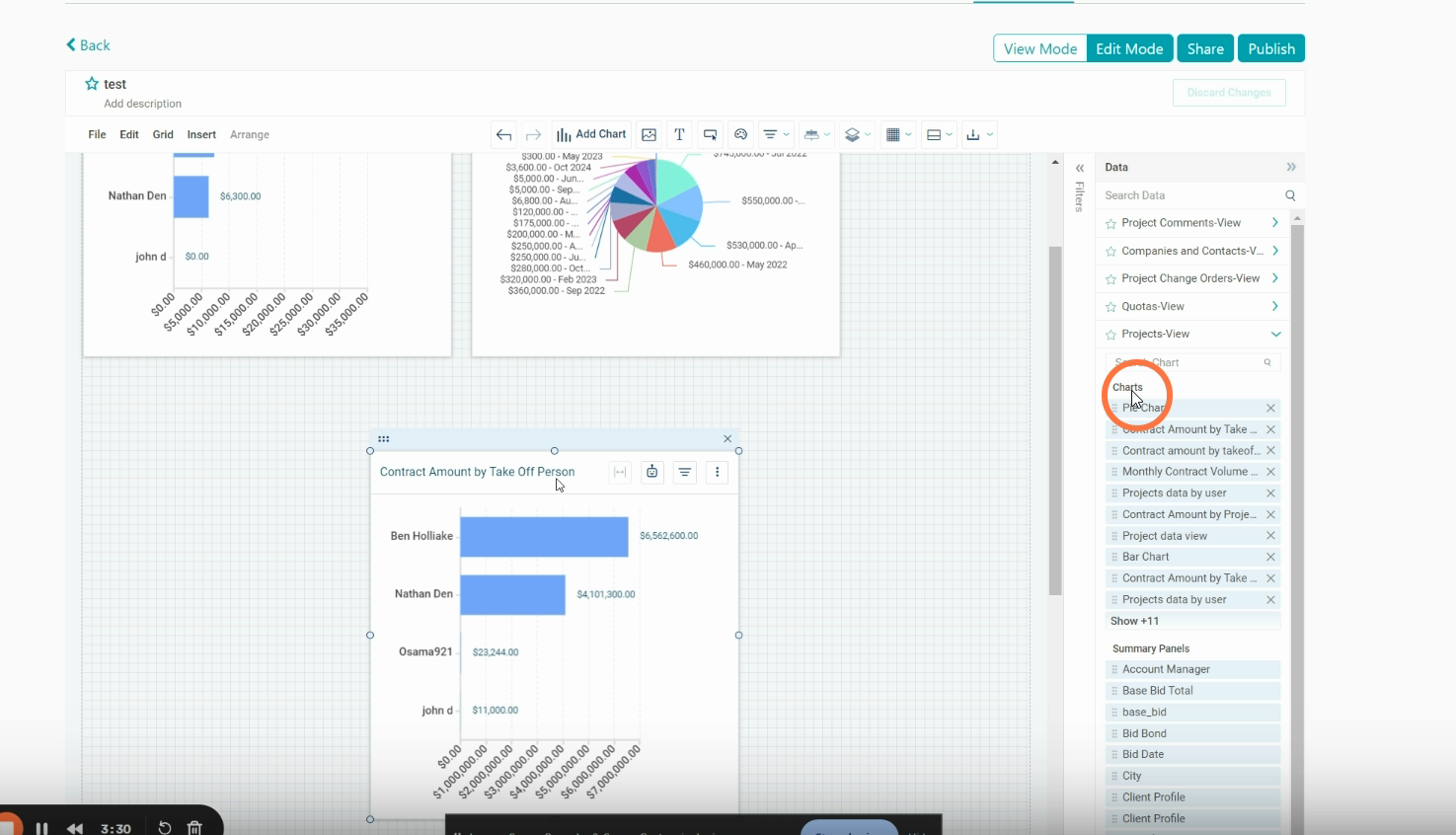 10. Select a Pre-made Chart