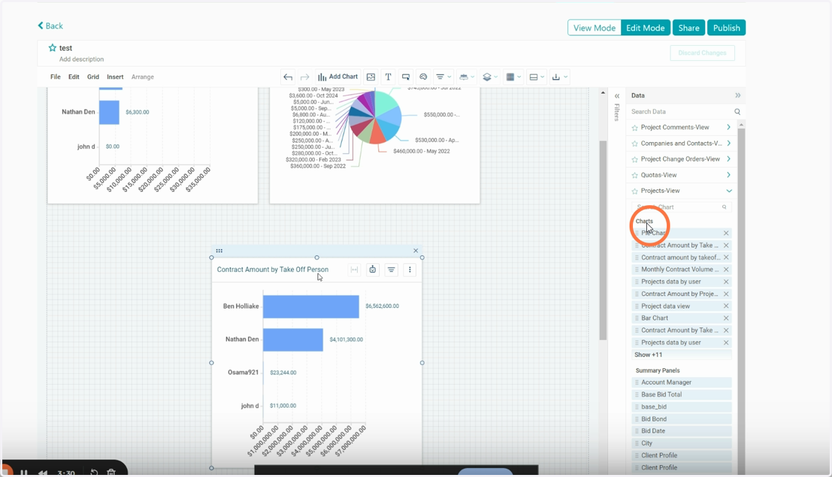 10. Select a Pre-made Chart