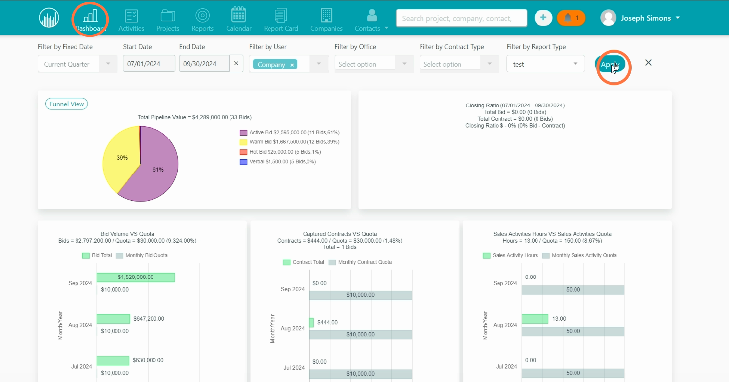 15. You can find it in your Dashboard in Filter by Report Type and Apply