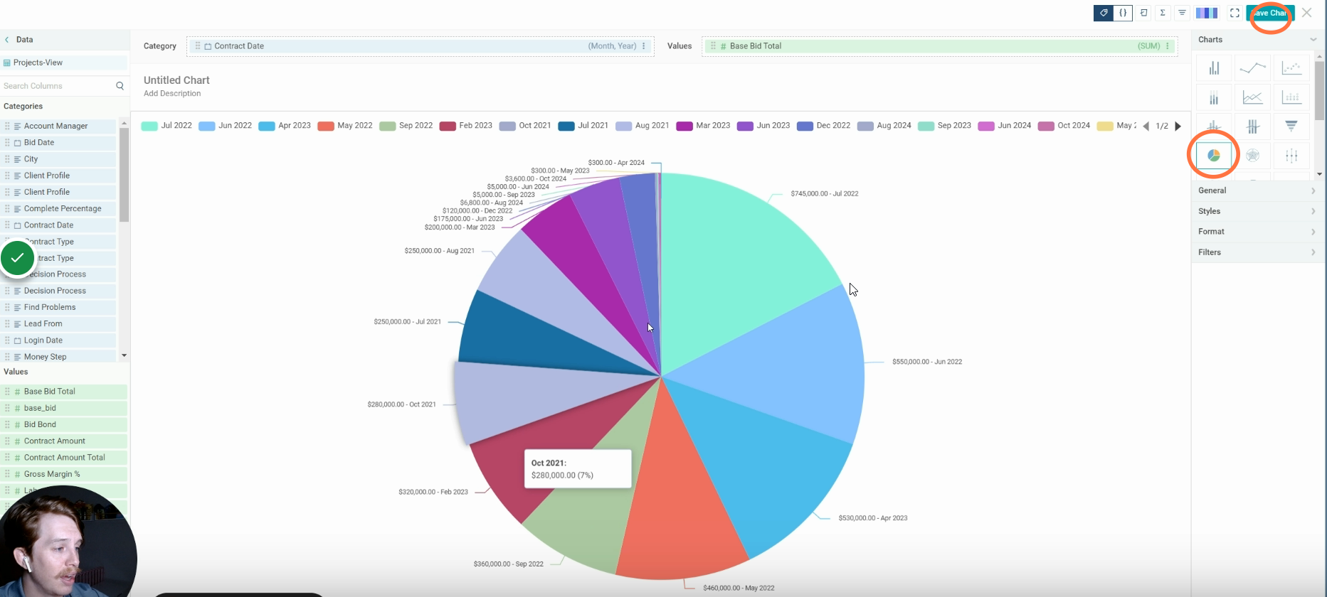 9. Create more charts