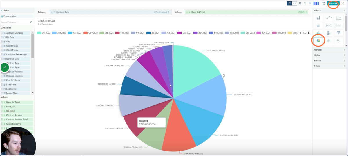 9. Create more charts