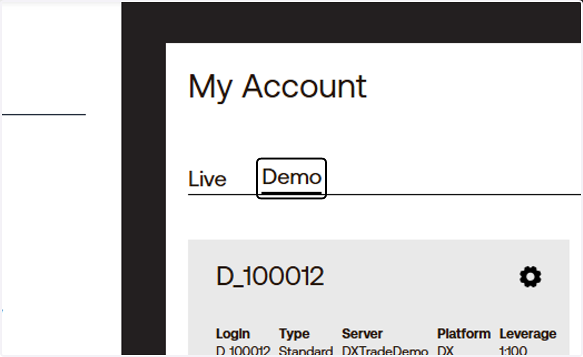 On your Client Portal, Click on Demo
