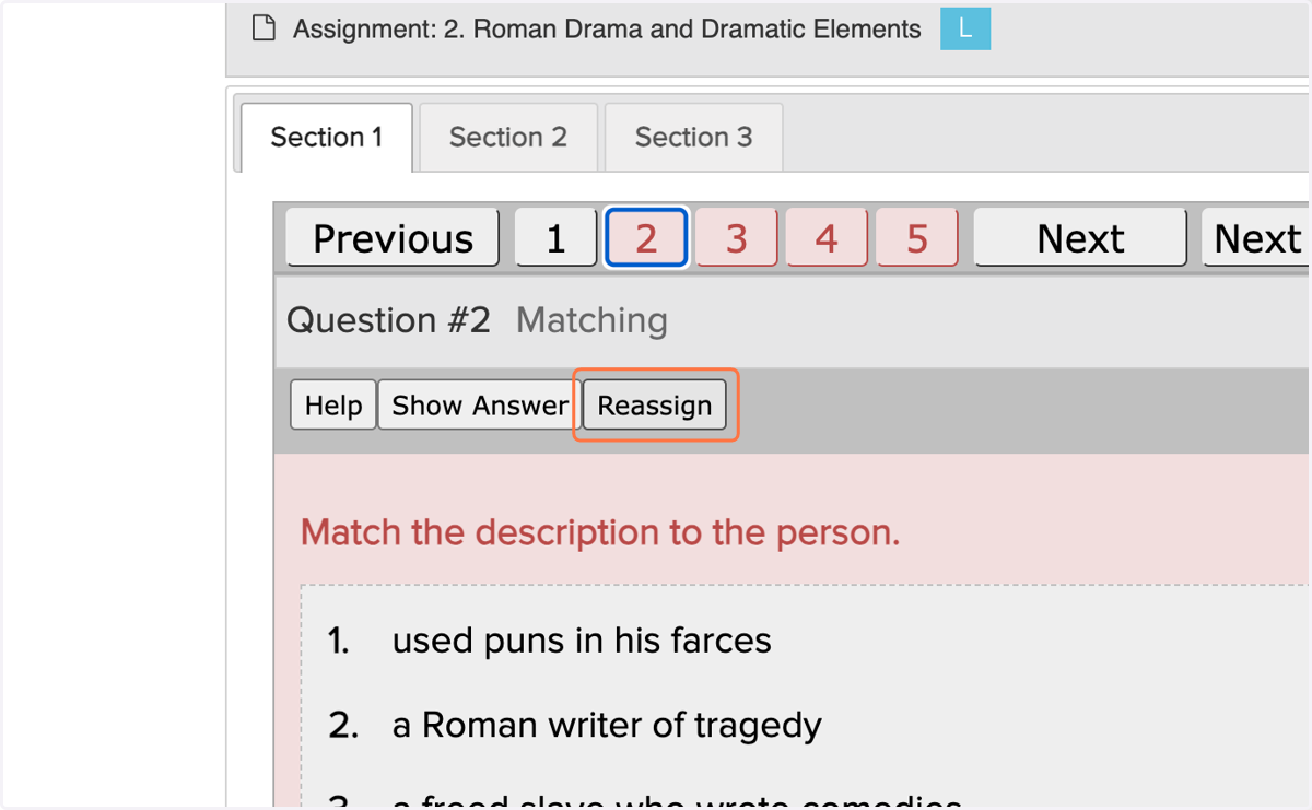 Repeat on as many questions as you wish