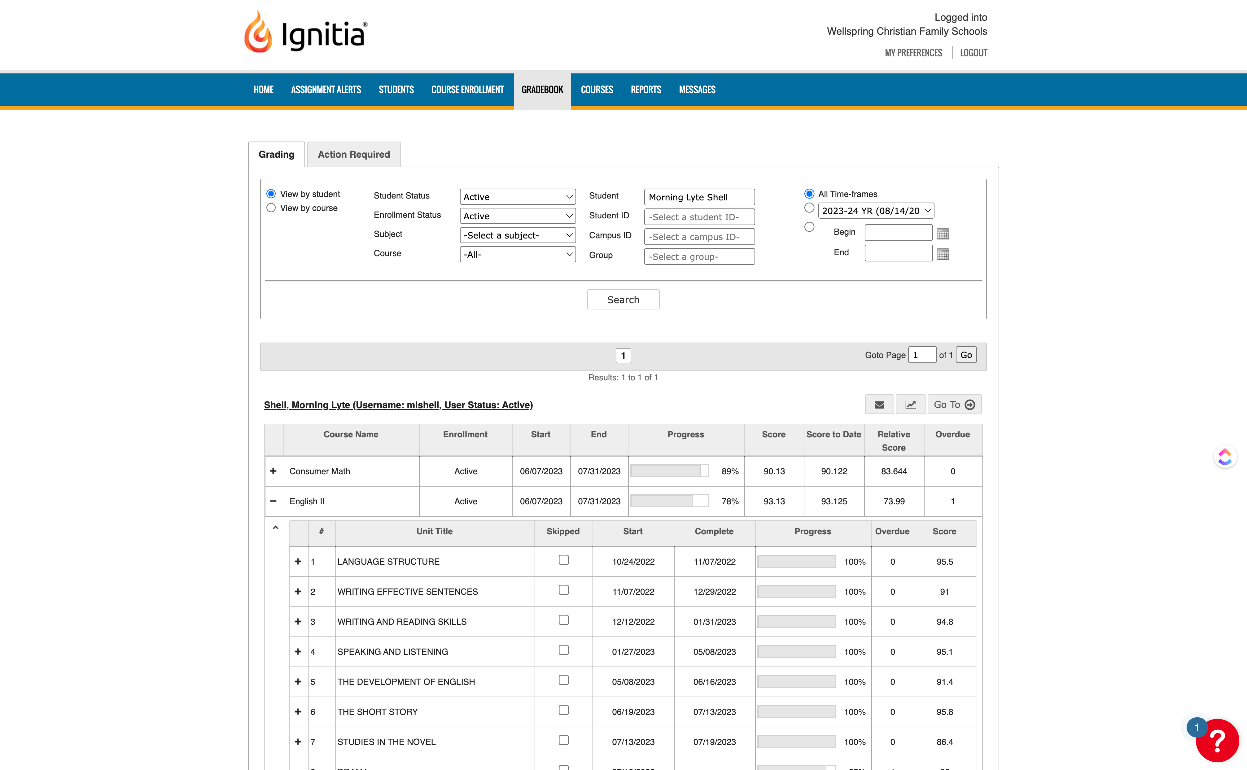 Or return to your home page by clicking the Ignitia logo