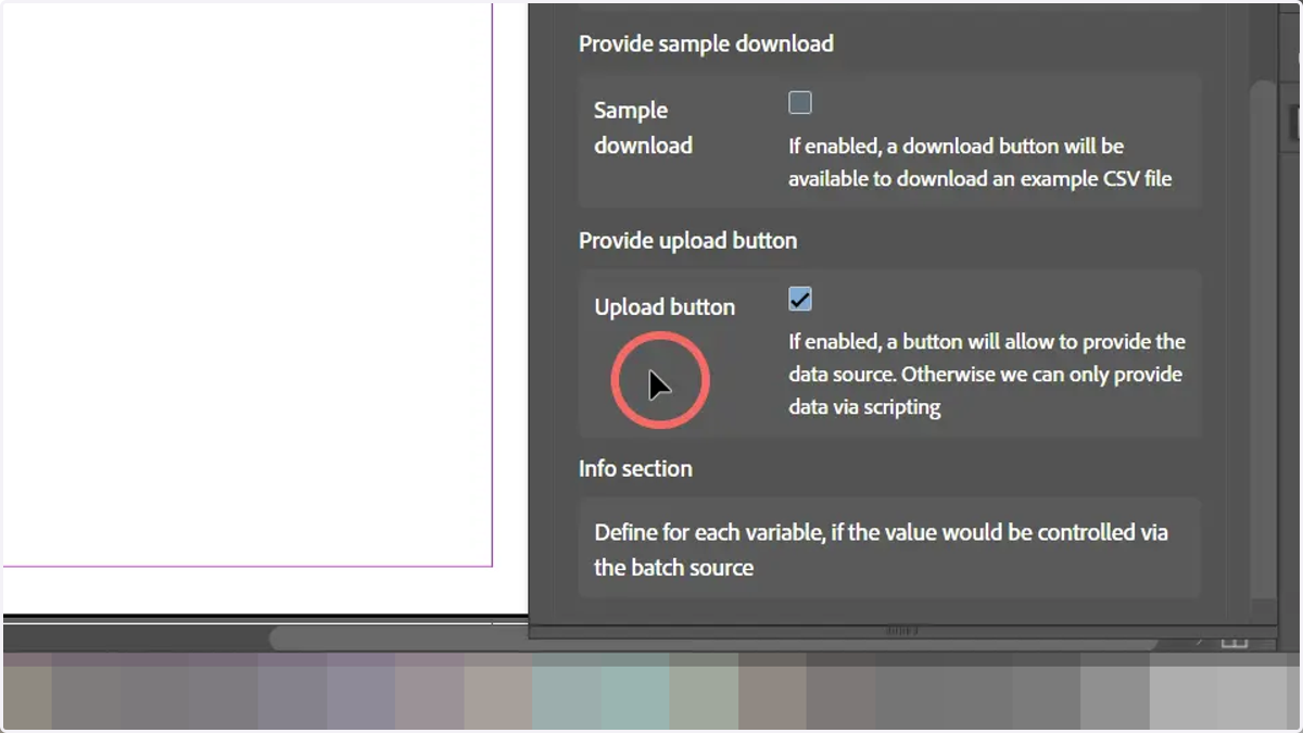 Upload Button