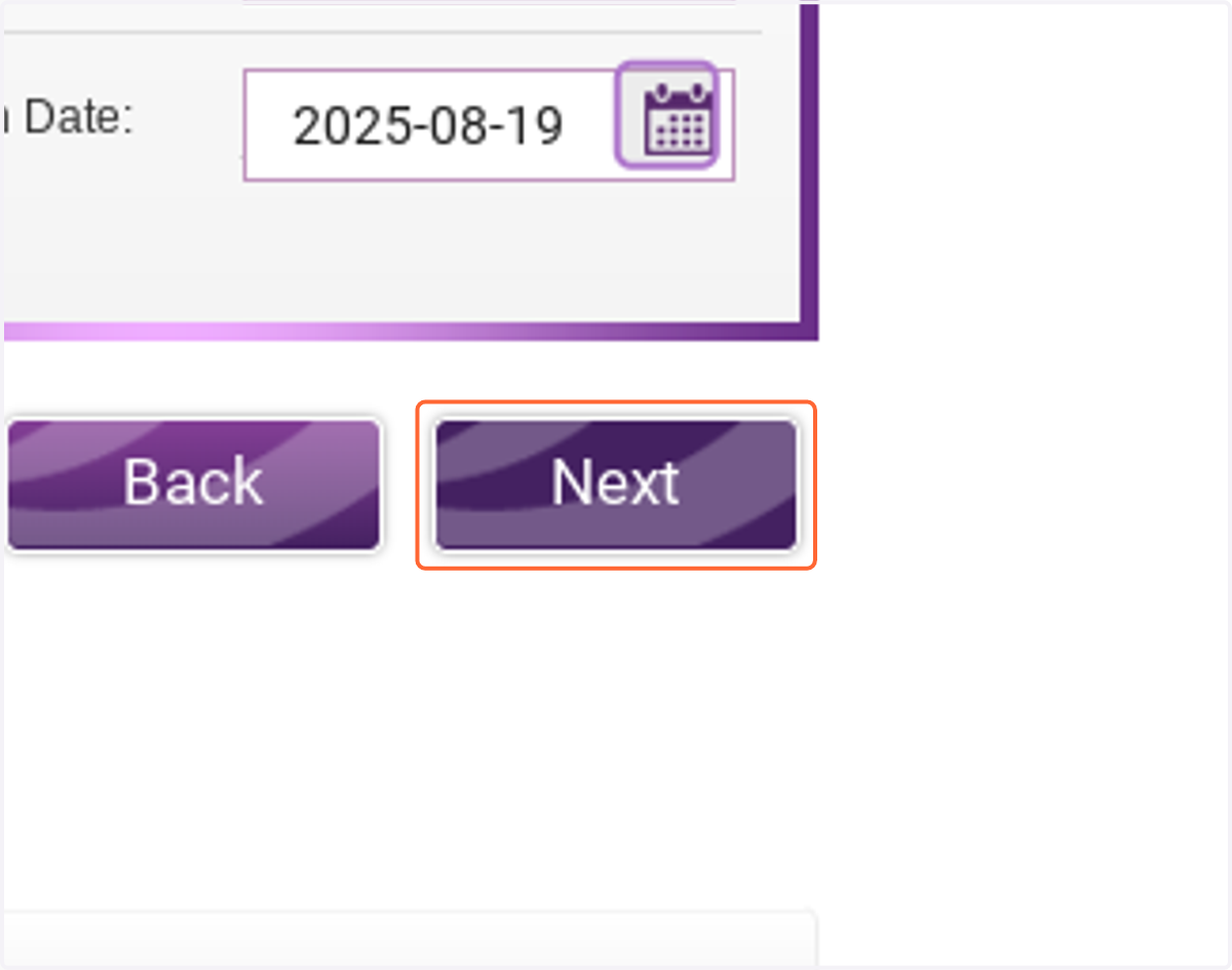 Click on Next