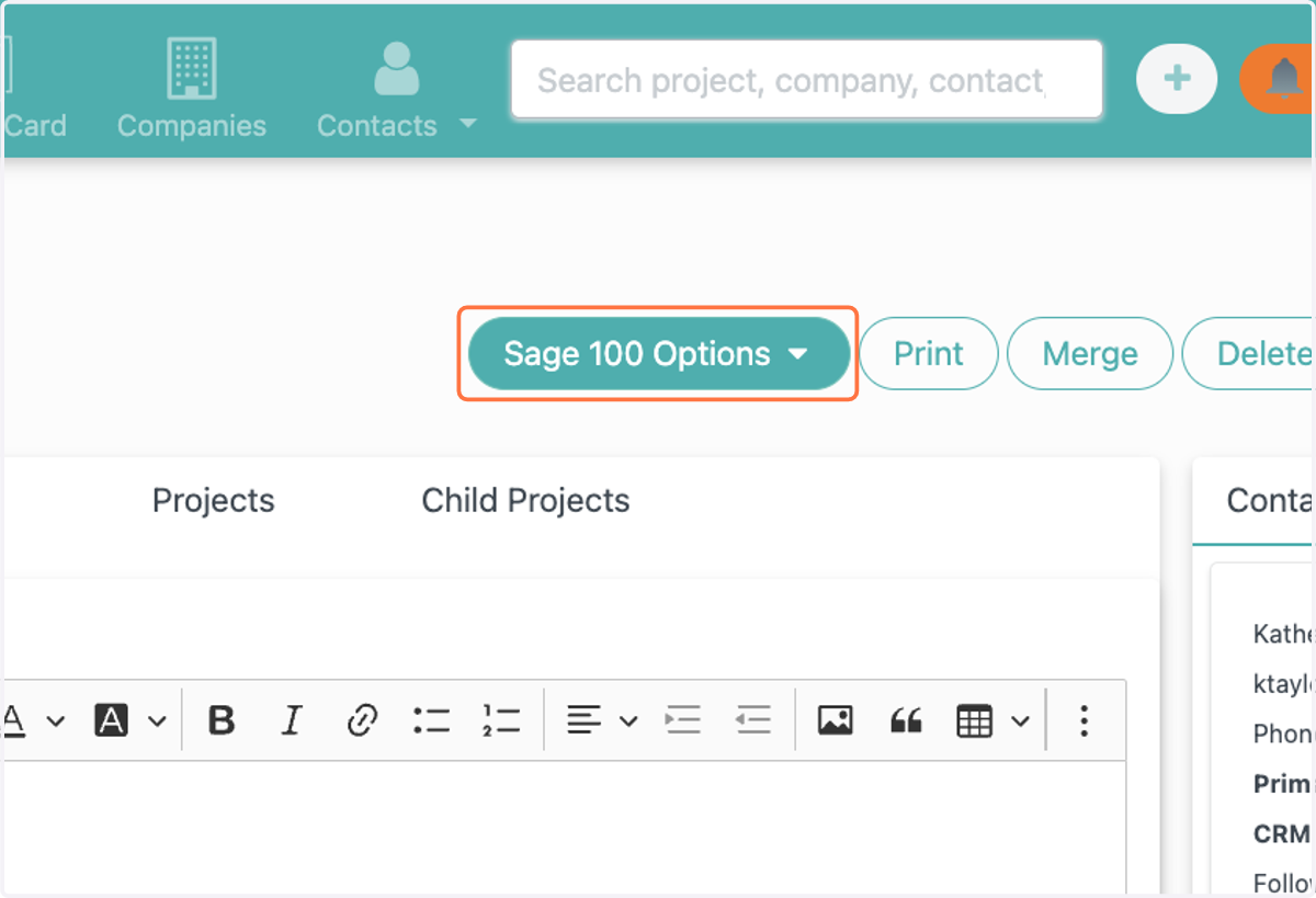 Click on dropdown trigger