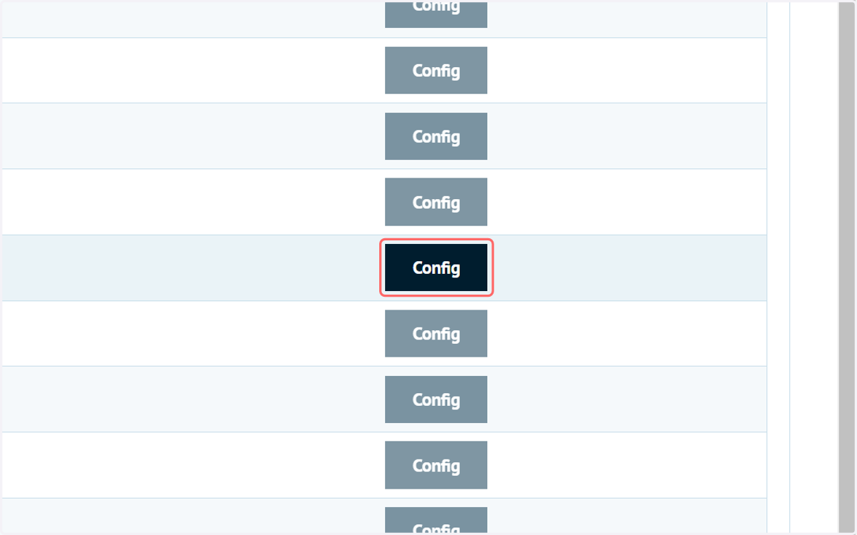 Click on Config