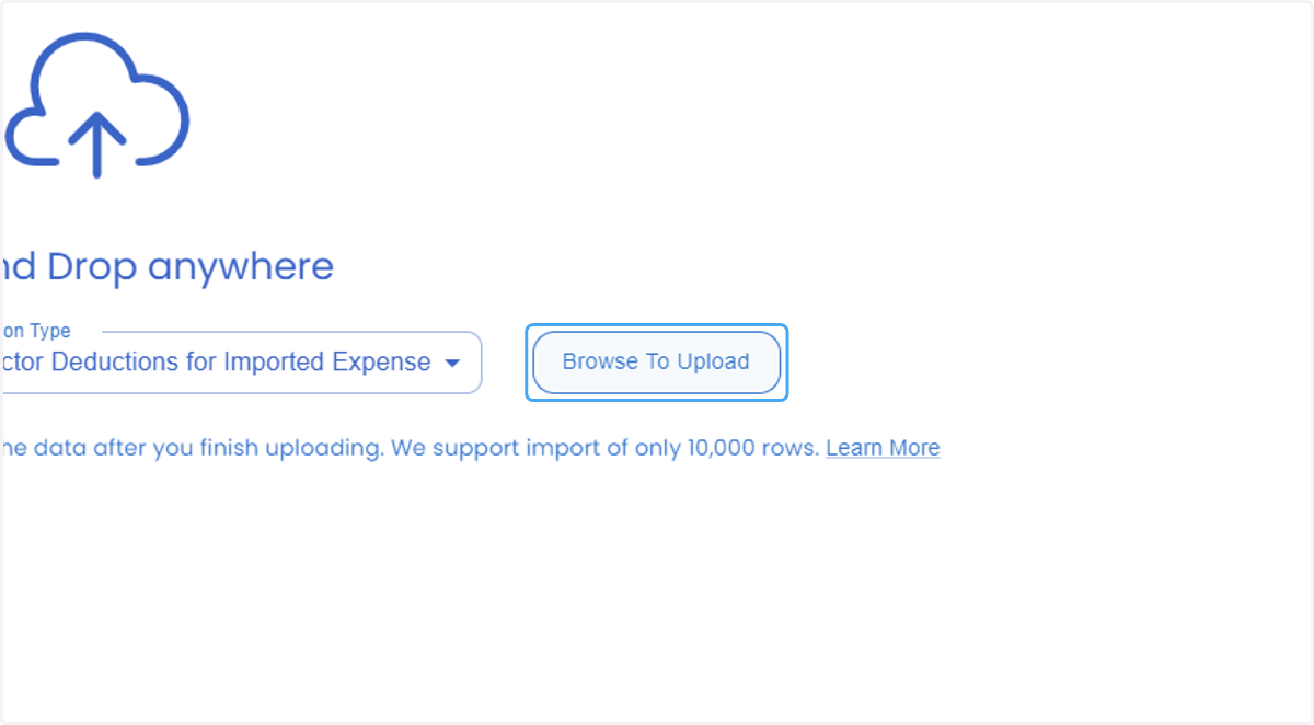 Select Comdata file to import