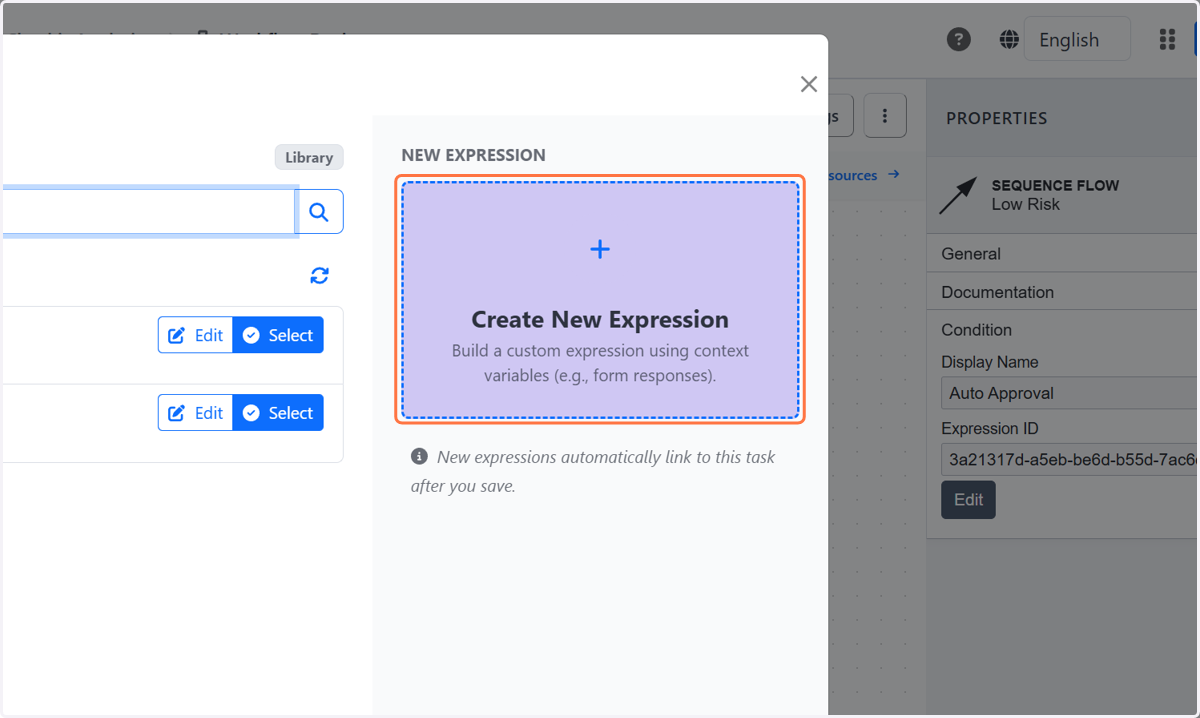 Click on Create New Expression…