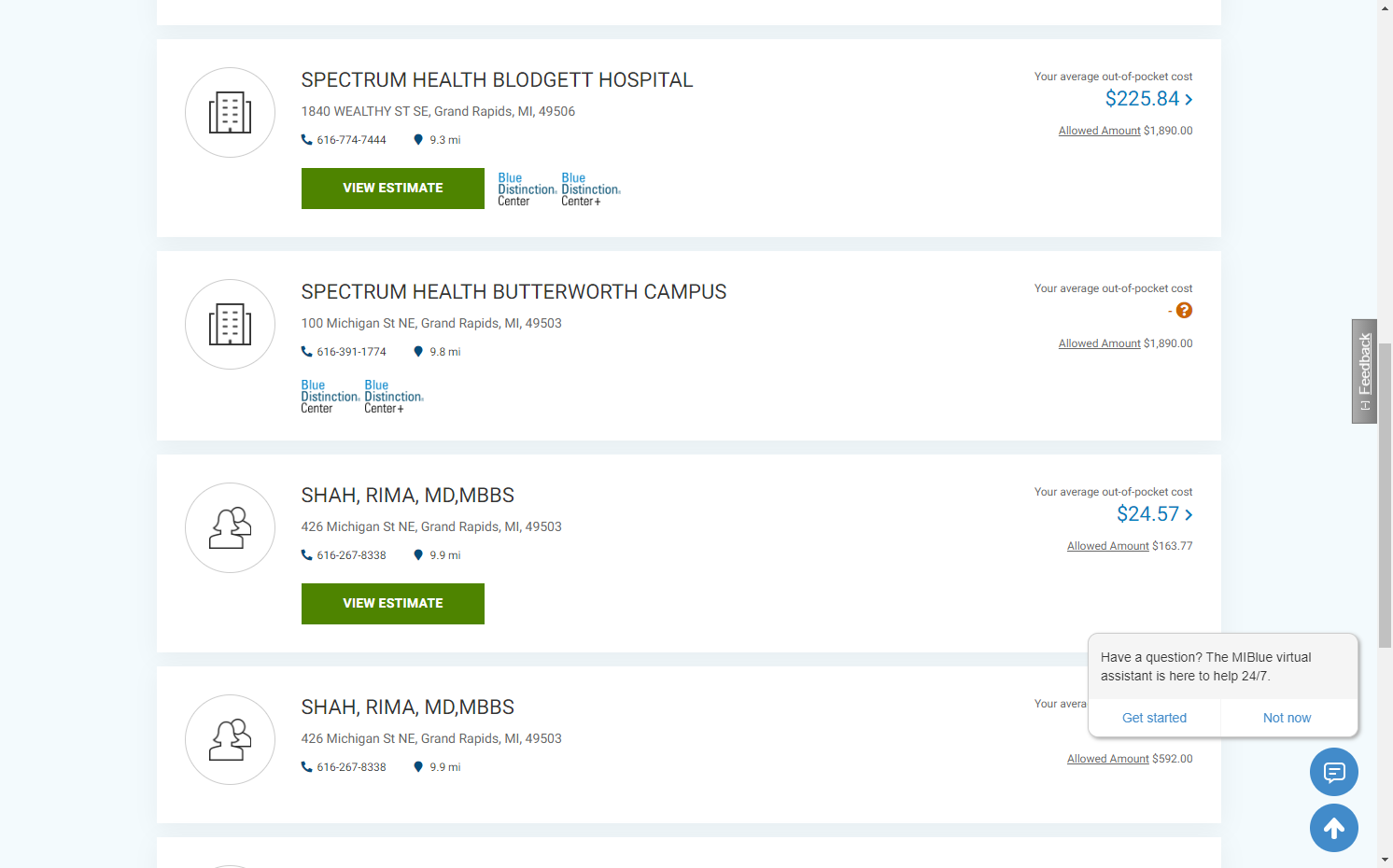 Review the different pricing and location options