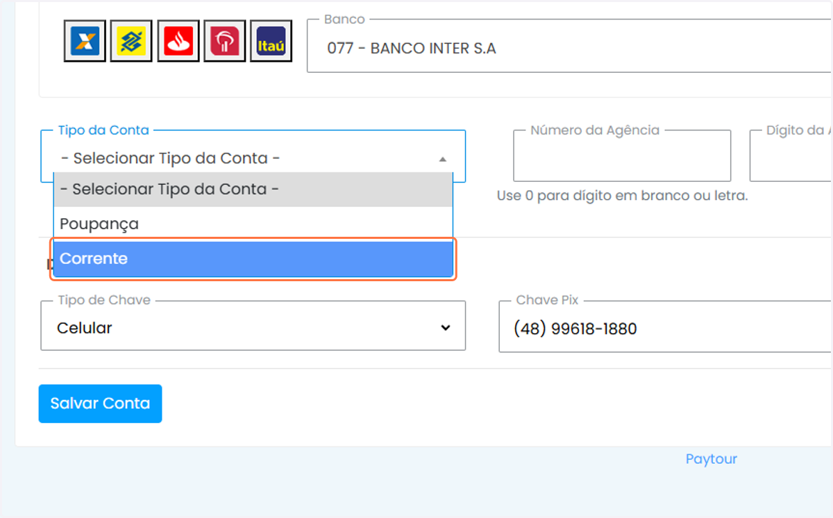 Sua preferência
