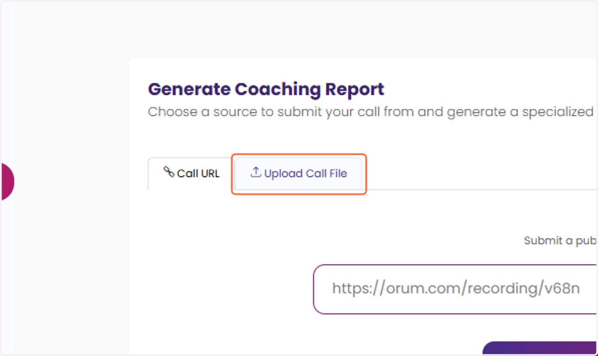Select submission method