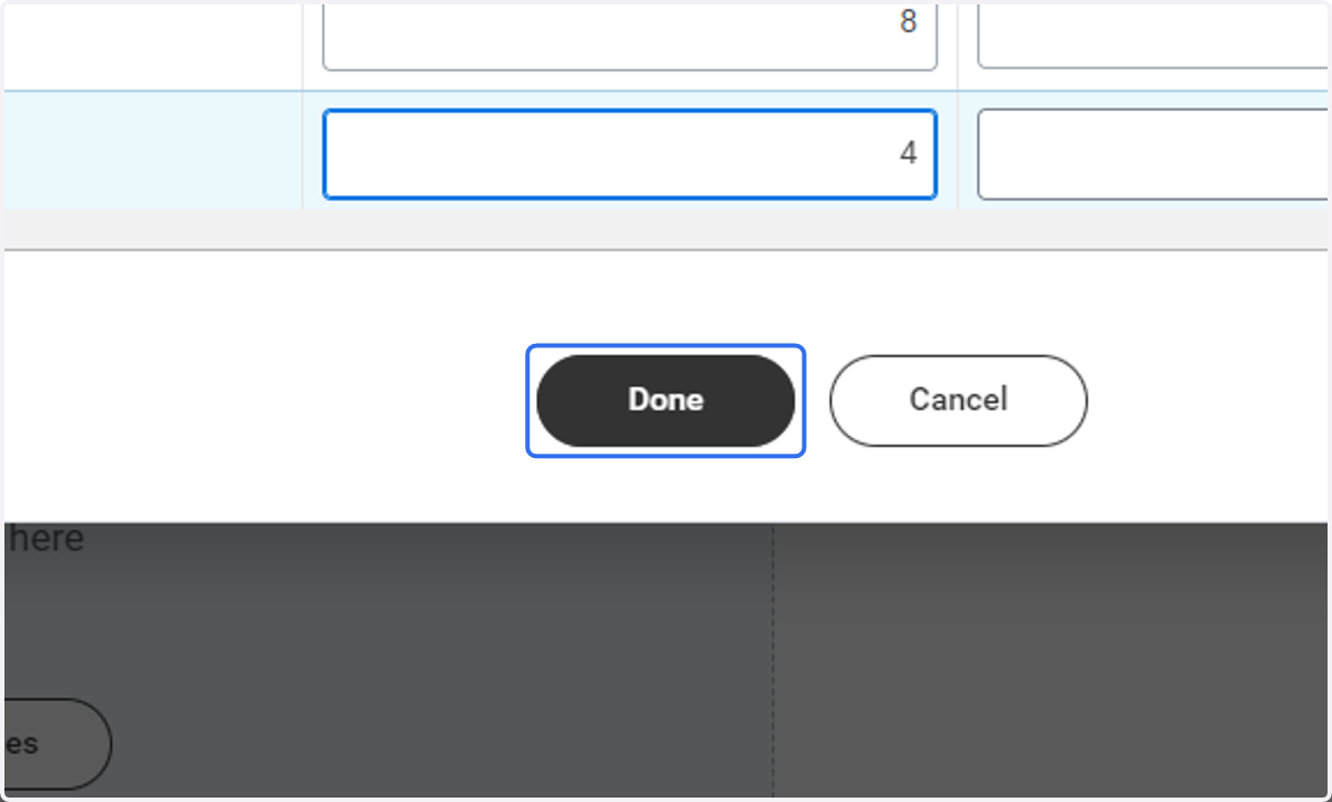 Click on Done
