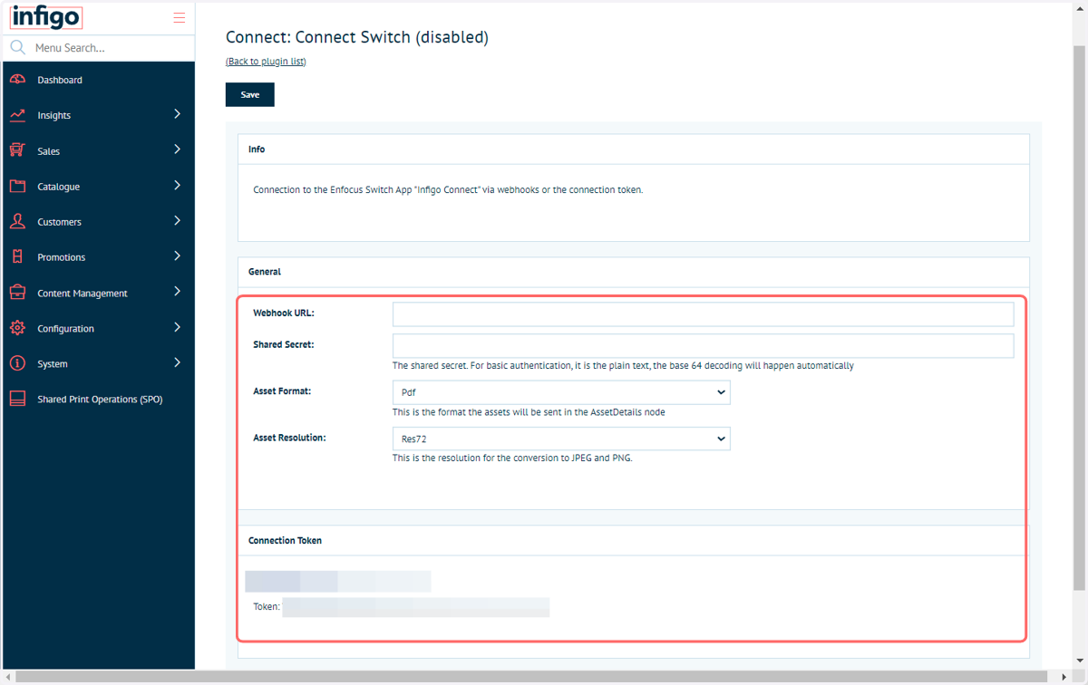Configure settings where required