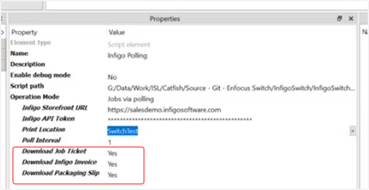 Configure file handling