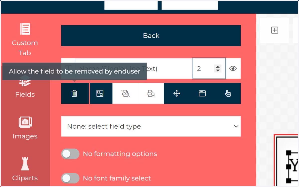 Specify Interactivity options