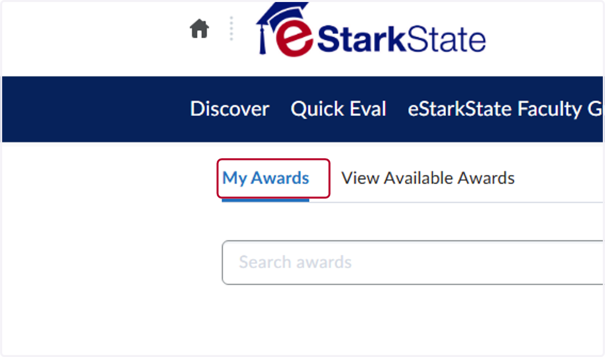 Click on My Awards