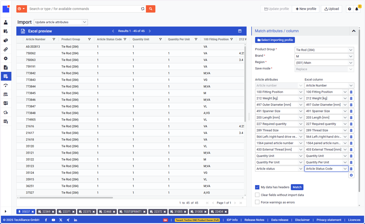 Now we have our import all configured.
