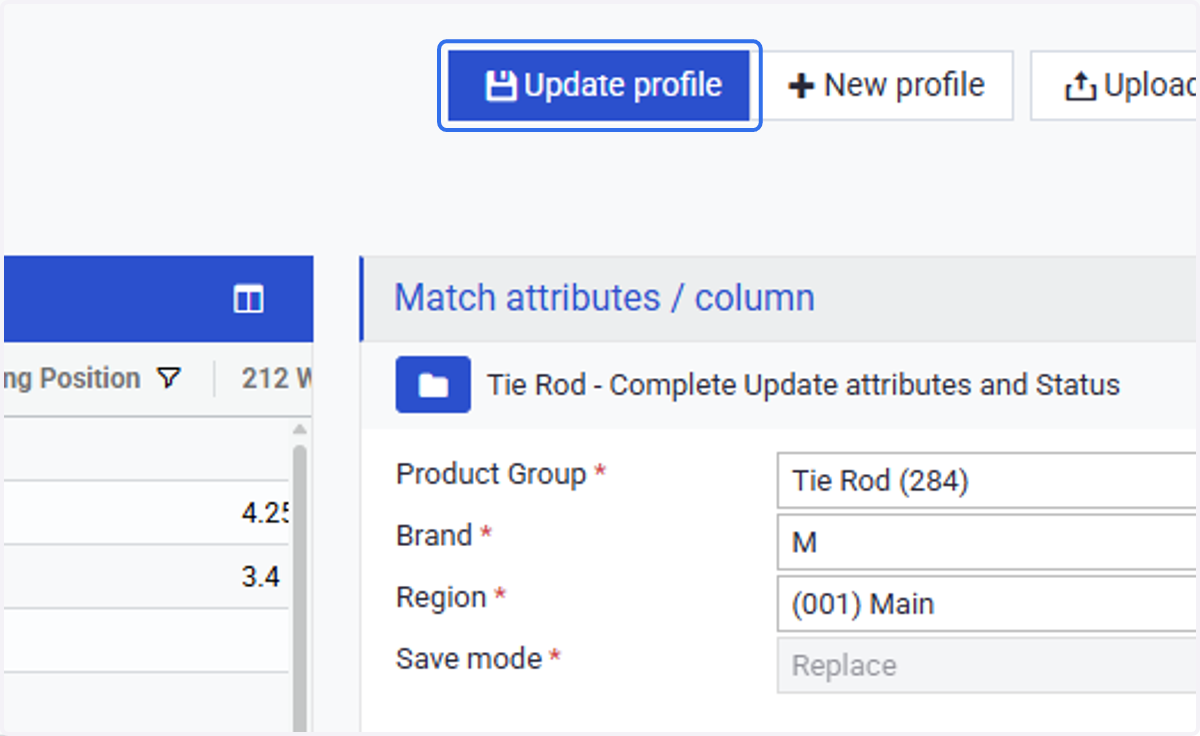 Click on Update profile to update or your profile