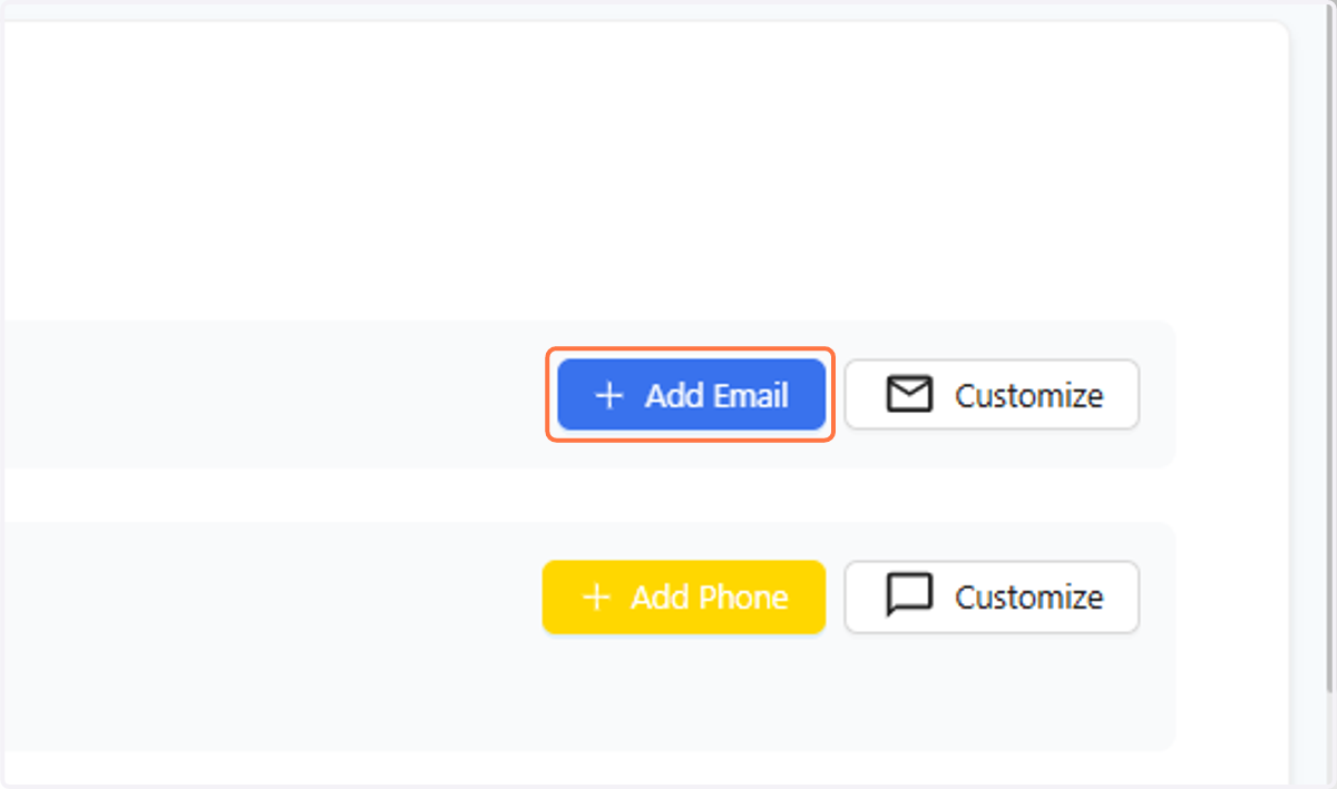 Call Notifications | Click on Add Email