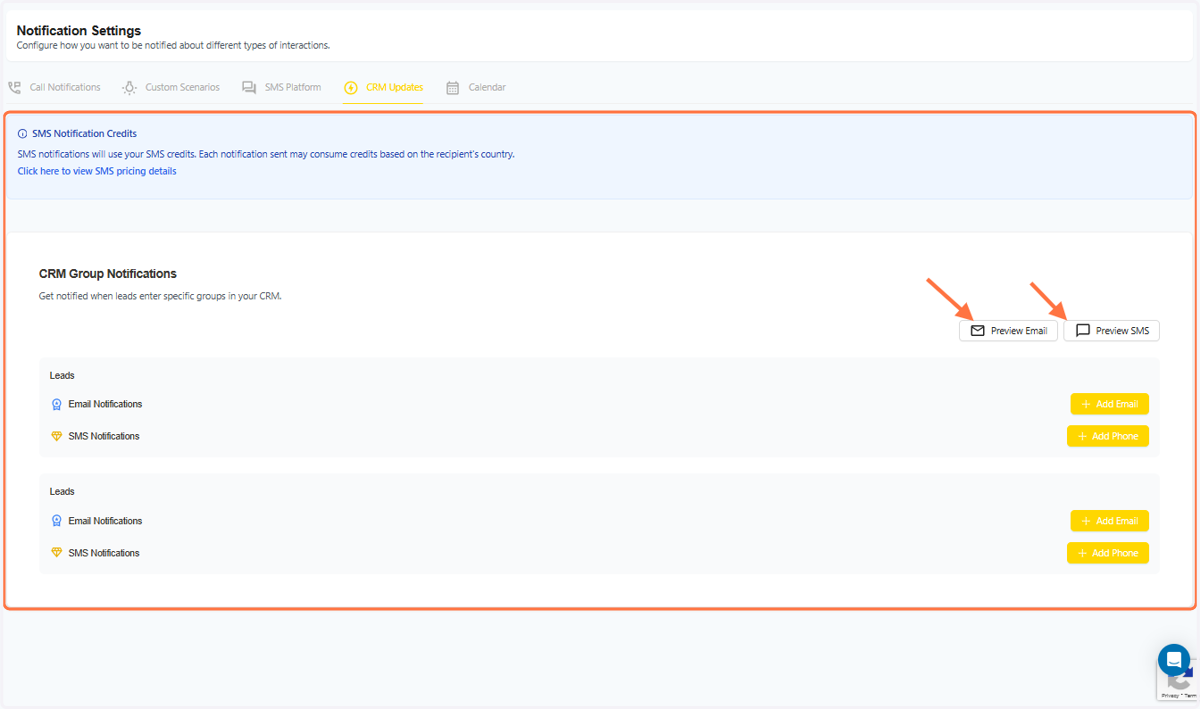 CRM Updates