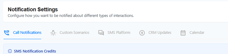Other types of Notifications