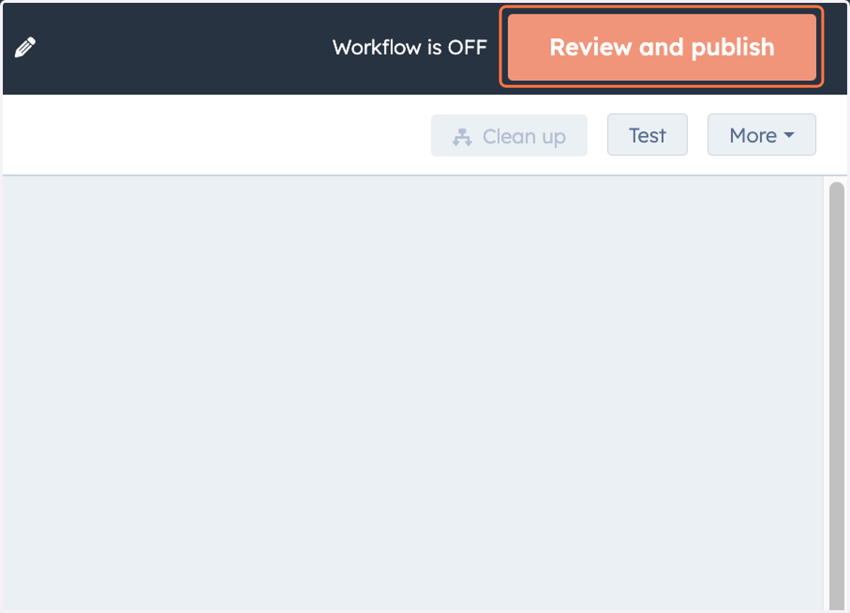 Click on Review and publish